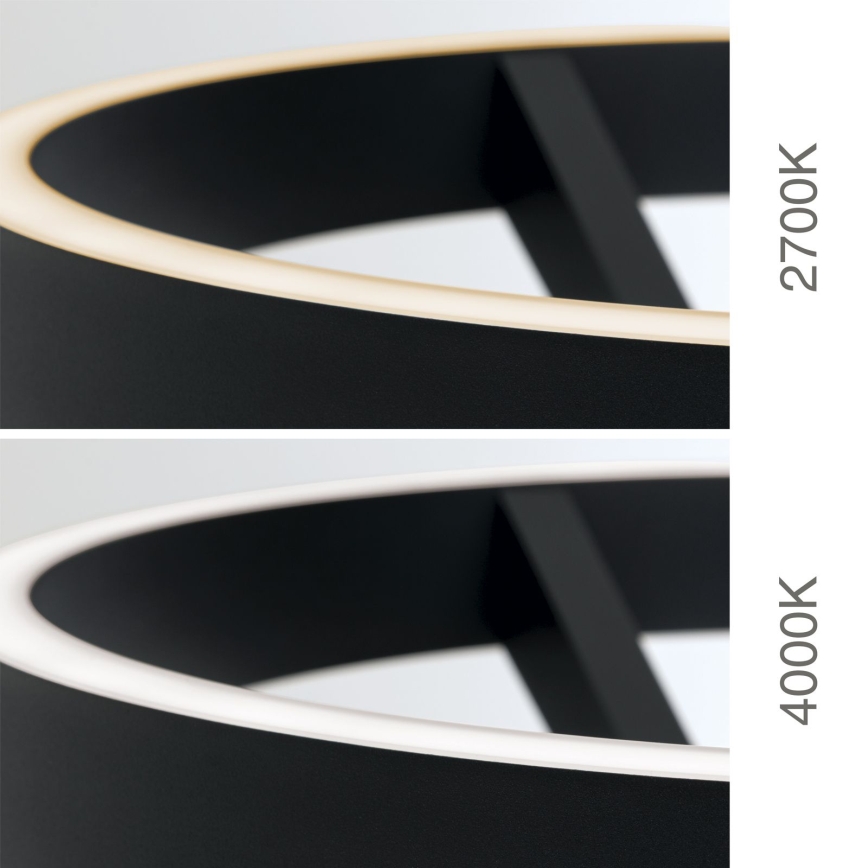 Himmennettävä LED-lattiavalaisin KOLK LED/40W/230V 2700/4000K musta