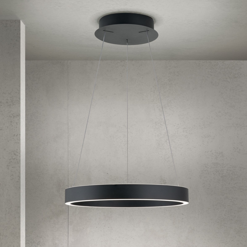 himmennettävä LED-riippuvalaisin vaijerilla KOLK LED/40W/230V 2700/3000/4000K halkaisija 40 cm musta