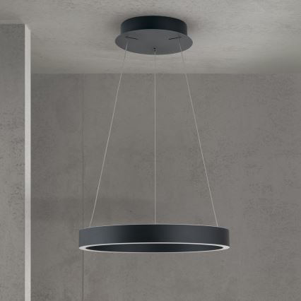 himmennettävä LED-riippuvalaisin vaijerilla KOLK LED/40W/230V 2700/3000/4000K halkaisija 40 cm musta