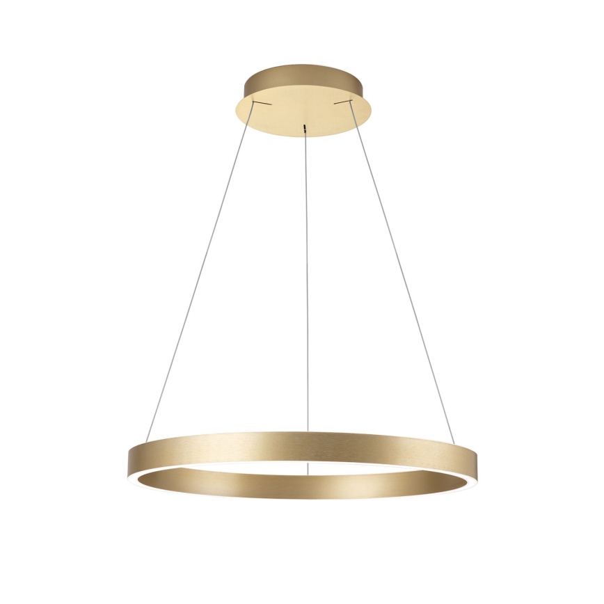 himmennettävä LED-riippuvalaisin vaijerilla KOLK LED/60W/230V 2700/3000/4000K halkaisija 60 cm kultainen