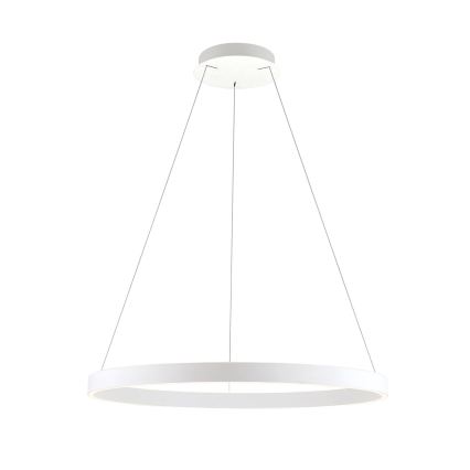 LED-himmennettävä riippuvalaisin vaijerilla KOLK LED/80W/230V 2700/3000/4000K, halkaisija 80 cm, valkoinen