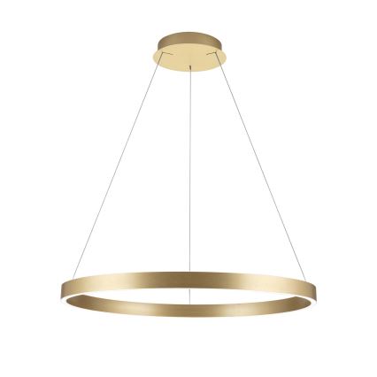 himmennettävä LED-riippuvalaisin vaijerilla KOLK LED/80W/230V 2700/3000/4000K Ø 80 cm kultainen