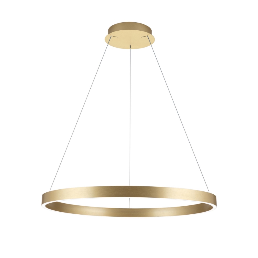 himmennettävä LED-riippuvalaisin vaijerilla KOLK LED/80W/230V 2700/3000/4000K Ø 80 cm kultainen