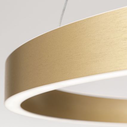 himmennettävä LED-riippuvalaisin vaijerilla KOLK LED/80W/230V 2700/3000/4000K Ø 80 cm kultainen