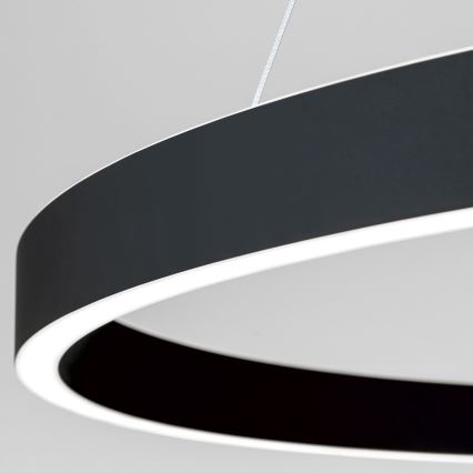 LED-himennettävä riippuvalaisin kaapelilla KOLK LED/80W/230V 2700/3000/4000K halkaisija 80 cm musta