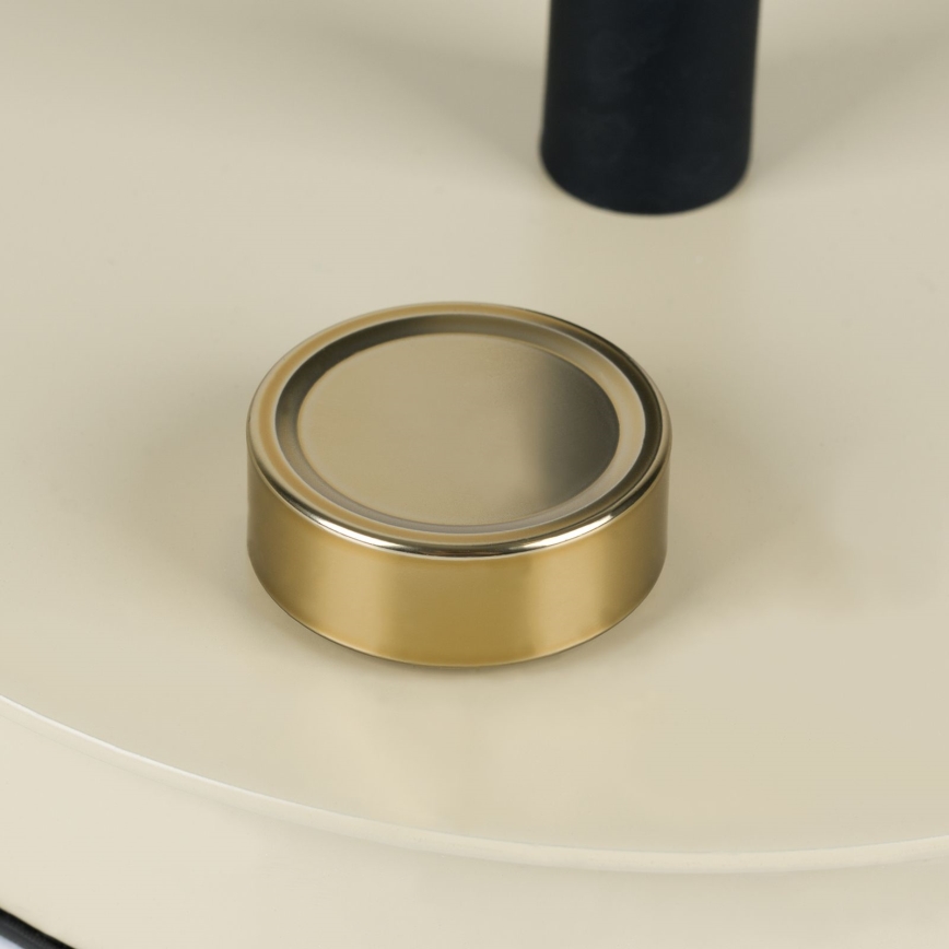 Himennettävä taipuisa pöytälamppu DOTTY 1xGU10/10W/230V beige/musta