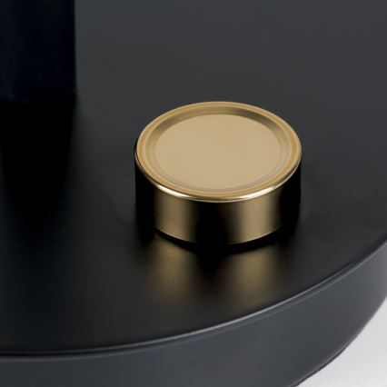 Himennettävä ja taipuisa pöytälamppu DOTTY 1xGU10/10W/230V musta/messinki