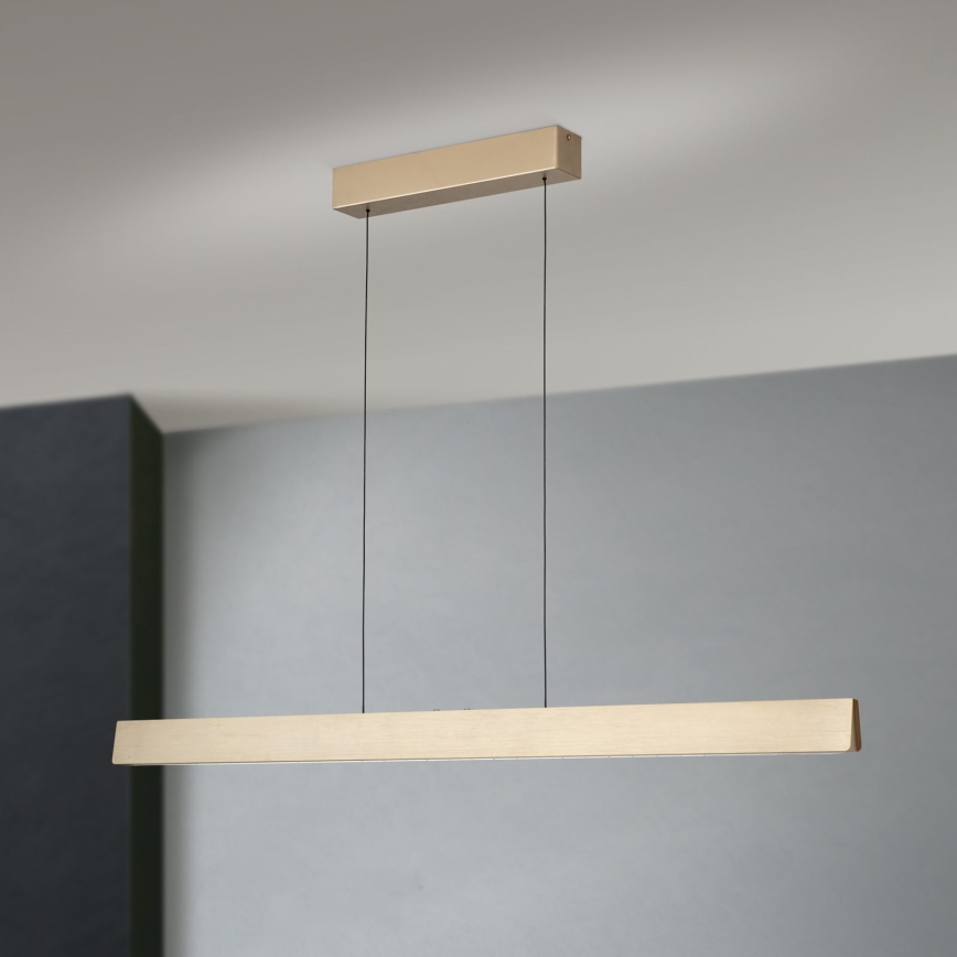 LED himmennettävä kattokruunu köydellä TARA LED/44W/230V 2700/3800/4500/5700K kulta