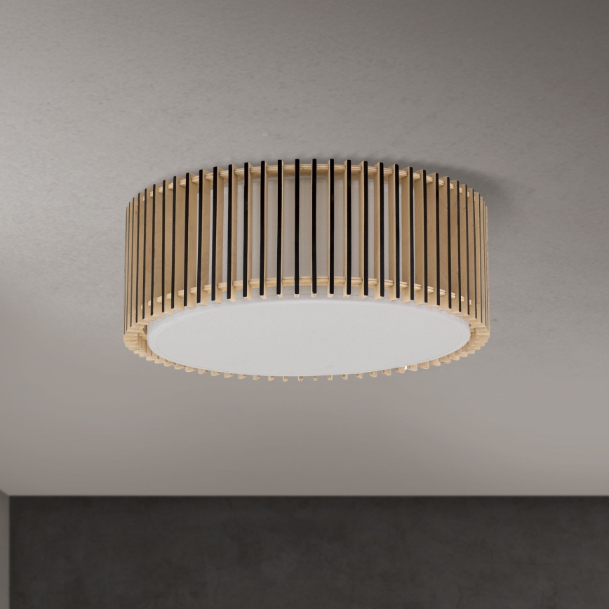 Kattovalaisin TARTA 3xE27/40W/230V, halkaisija 40 cm, beigenvärinen