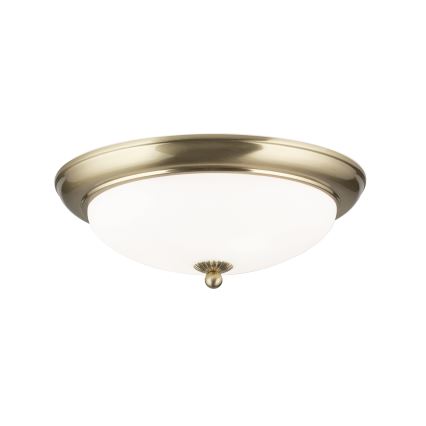 Kattovalaisin EMPIRA 2xE27/40W/230V, halkaisija 35,5 cm, messinki