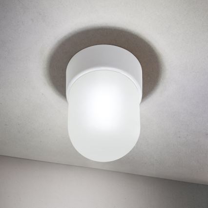 Kattovalaisin OSTIA 1xE27/40W/230V halkaisija 9,8 cm valkoinen
