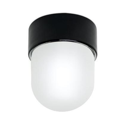 Kattovalaisin OSTIA 1xE27/40W/230V halkaisija 9,8 cm musta