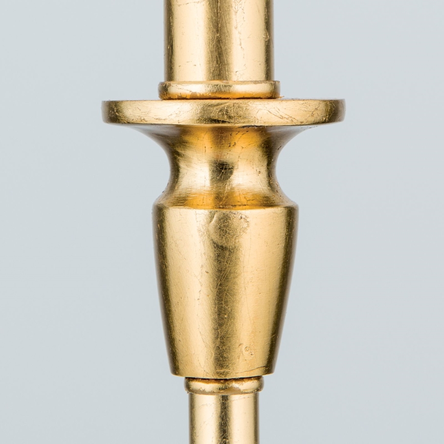 Pöytävalaisin FONSA 1xE27/60W/230V 61 cm valkoinen/kulta