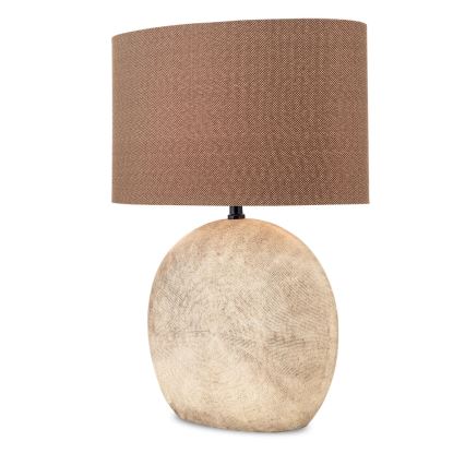 Pöytävalaisin ETHNO 1xE27/60W/230V keramiikka ruskea/beige