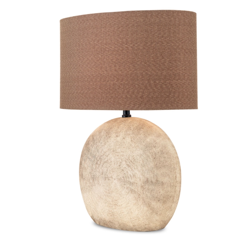 Pöytävalaisin ETHNO 1xE27/60W/230V keramiikka ruskea/beige