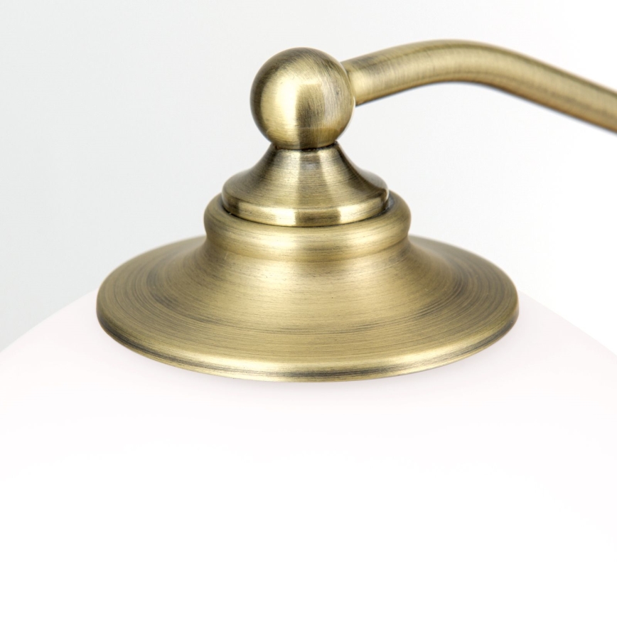 Pöytävalaisin OLD LAMP 1xE27/40W/230V 65 cm valkoinen/pronssi