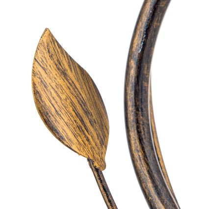 Pöytävalaisin SISI 1xE14/40W/230V pronssi/patina