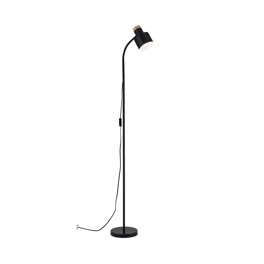 Lattiavalaisin GILI 1xE27/40W/230V musta