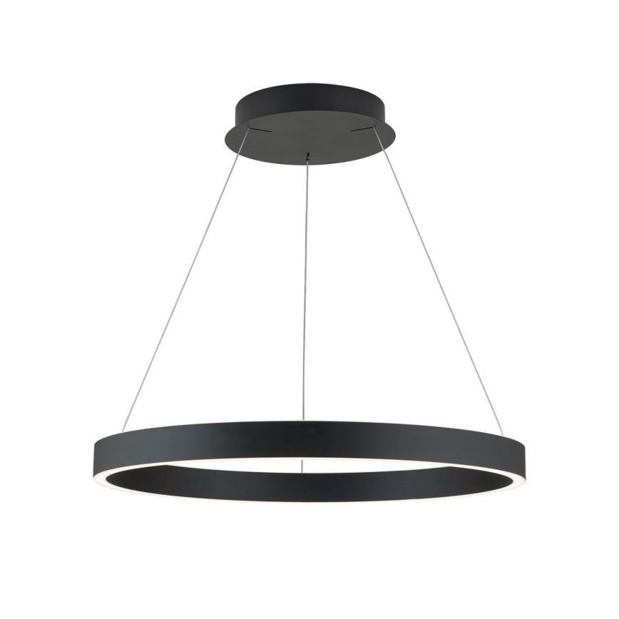 LED-himmennettävä riippuvalaisin vaijerilla KOLK LED/60W/230V 2700/3000/4000K halkaisija 60 cm musta