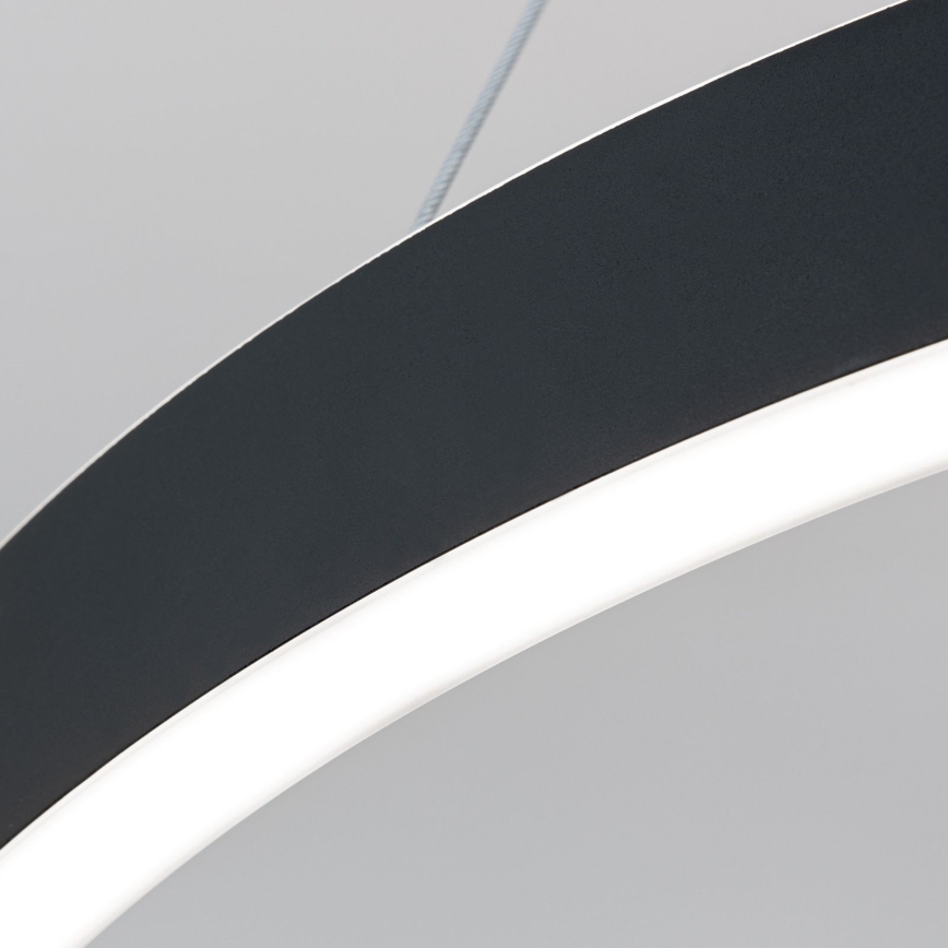 LED-himmennettävä riippuvalaisin vaijerilla KOLK LED/60W/230V 2700/3000/4000K halkaisija 60 cm musta