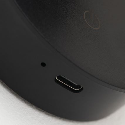 Himmennettävä ladattava kosketusohjattu LED-seinäspotti LUXY LED/1W/5V 2200 mAh 2700/3000/4000K musta