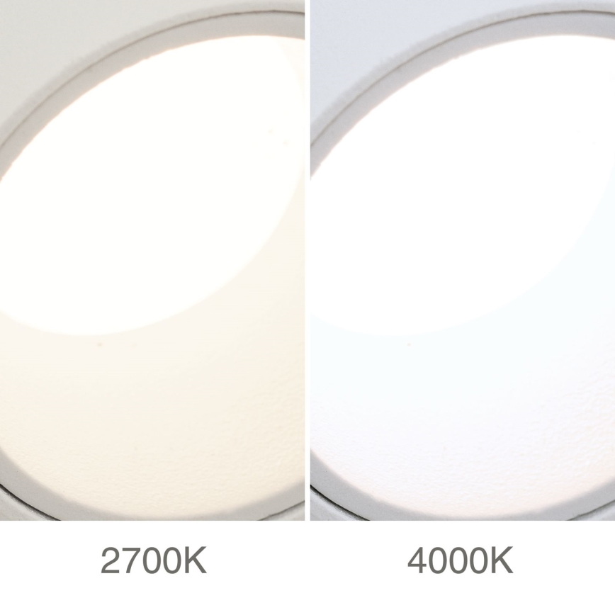 LED-himmennettävä ladattava kosketusohjattu seinään asennettava kohdevalaisin LUXY LED/1W/5V 2200 mAh 2700/3000/4000K valkoinen