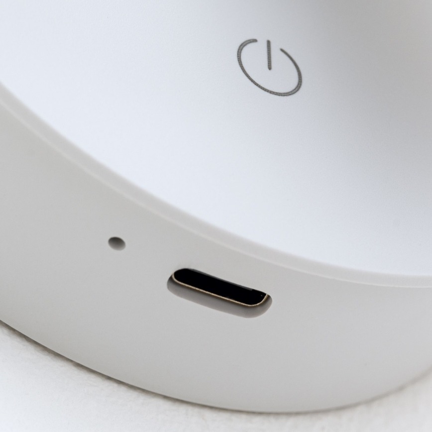 LED-himmennettävä ladattava kosketusohjattu seinään asennettava kohdevalaisin LUXY LED/1W/5V 2200 mAh 2700/3000/4000K valkoinen