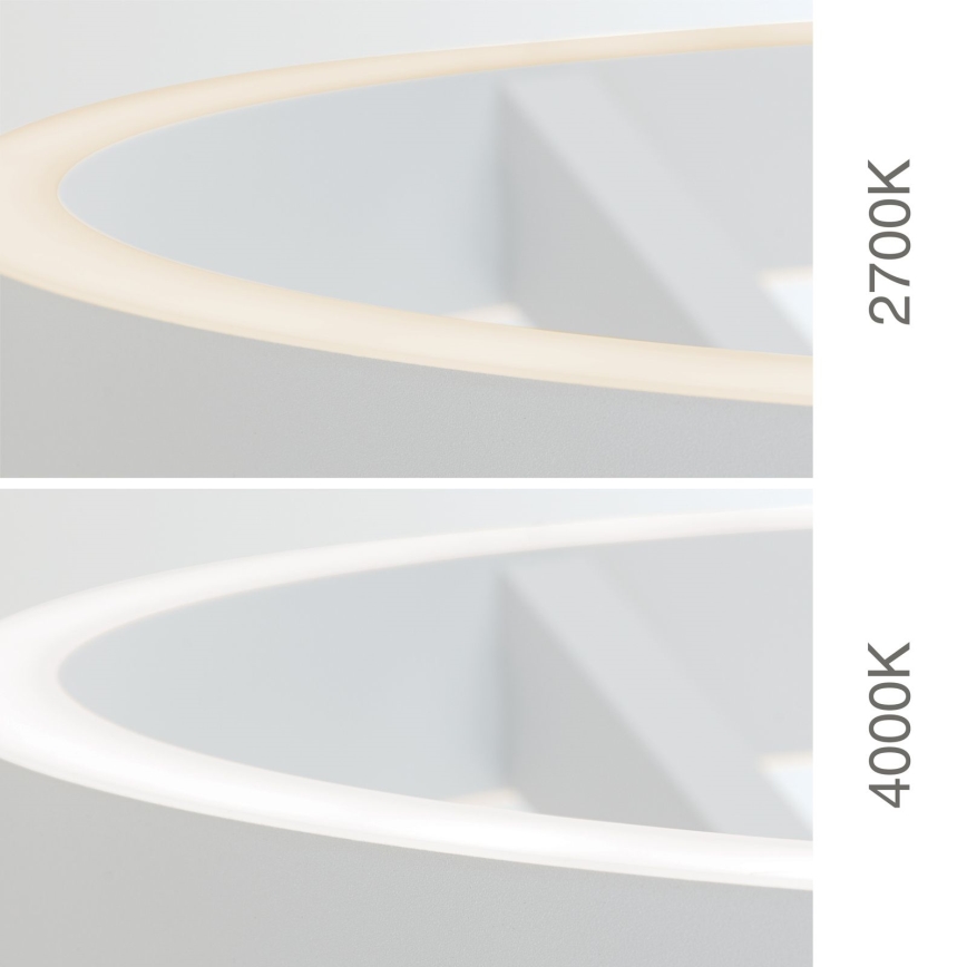 LED-himmennettävä lattiavalaisin KOLK LED/40W/230V 2700/4000K valkoinen