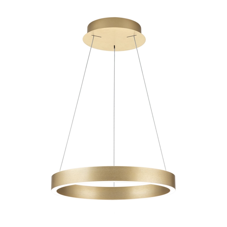 KOLK himmennettävä LED-riippuvalaisin vaijerilla LED/40W/230V 2700/3000/4000K halkaisija 40 cm kultainen