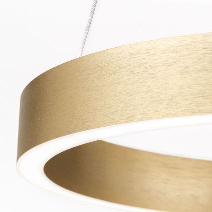 KOLK himmennettävä LED-riippuvalaisin vaijerilla LED/40W/230V 2700/3000/4000K halkaisija 40 cm kultainen