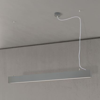LED-katto-/riippuvalaisin 2-in-1 PALKKI LED/38W/230V 3000/4000/5000K harmaa