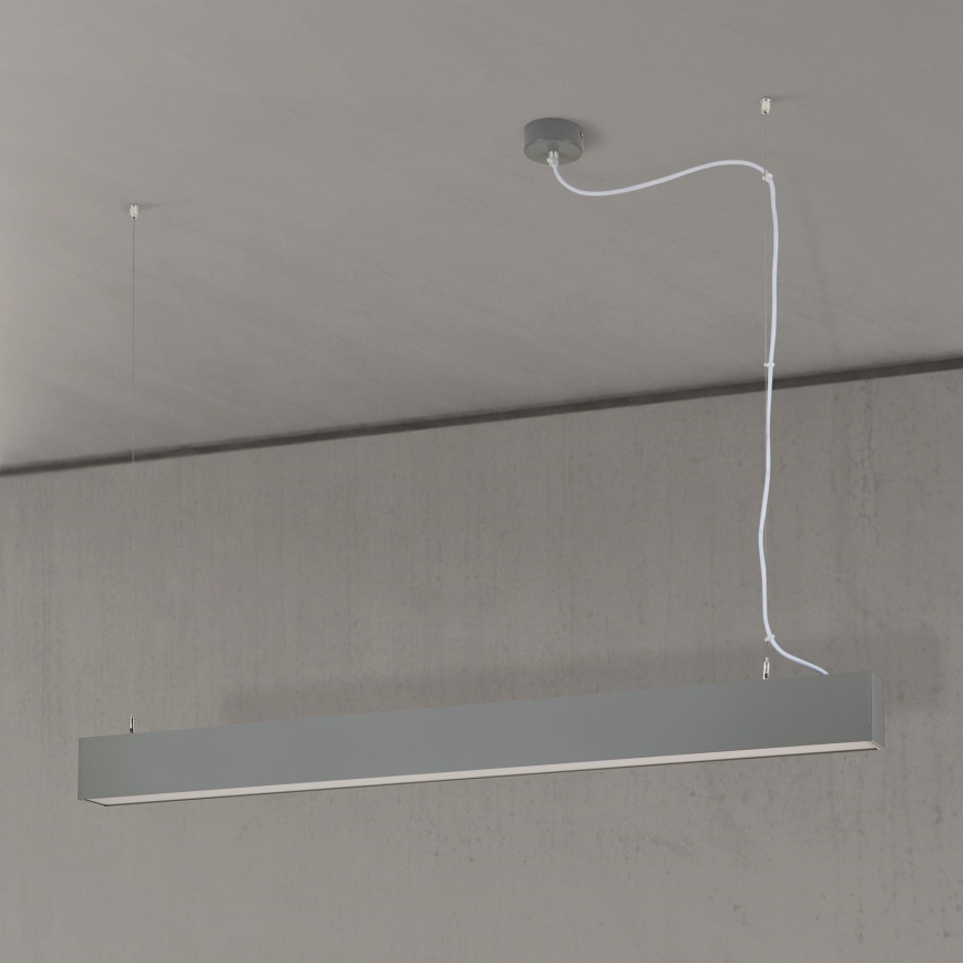LED-katto-/riippuvalaisin 2-in-1 PALKKI LED/38W/230V 3000/4000/5000K harmaa