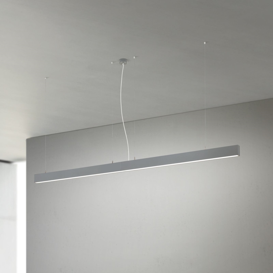 LED-katto-/riippuvalaisin 2-in-1 PALKKI LED/38W/230V 3000/4000/5000K harmaa