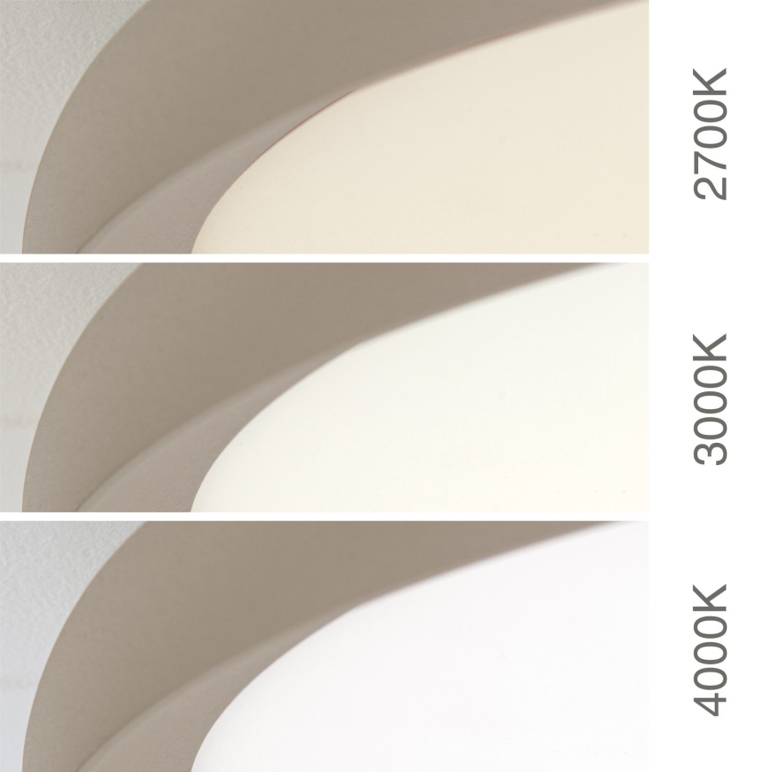 LED-kattovalaisin KANT LED/30W/230V 2700/3000/4000K halkaisija 40 cm beige