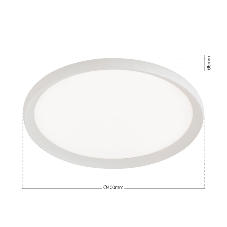 LED-kattovalaisin KANT LED/30W/230V 2700/3000/4000K Ø 40 cm valkoinen