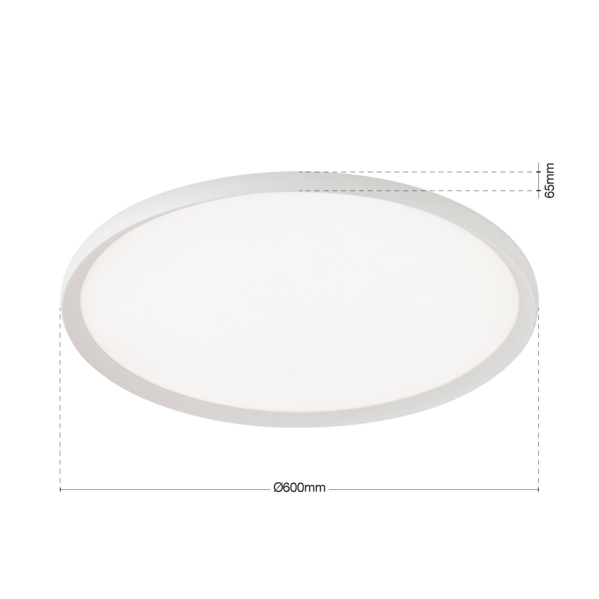 LED-kattovalaisin KANT LED/50W/230V 2700/3000/4000K halkaisija 60 cm valkoinen