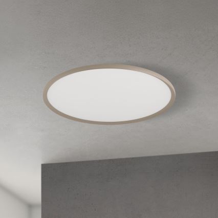 LED-kattovalaisin KANT LED/66W/230V 2700/3000/4000K, halkaisija 80 cm, beigen sävyinen
