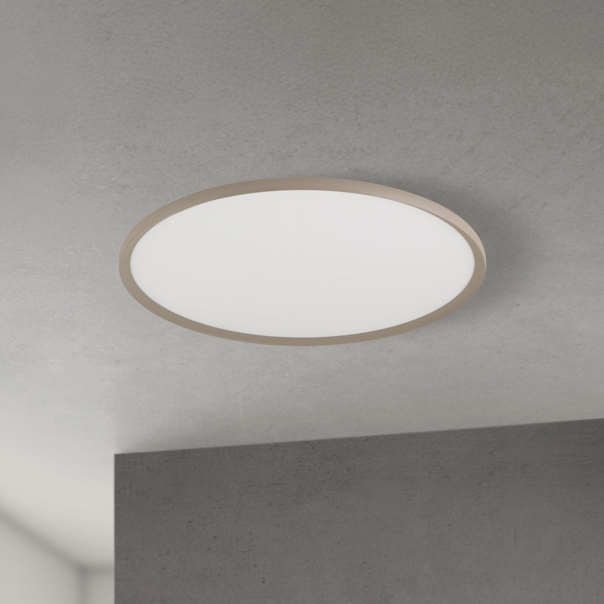 LED-kattovalaisin KANT LED/66W/230V 2700/3000/4000K, halkaisija 80 cm, beigen sävyinen