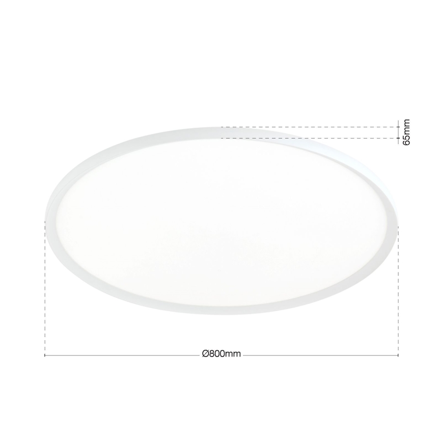 LED-kattovalaisin KANT LED/66W/230V 2700/3000/4000K Ø 80 cm valkoinen