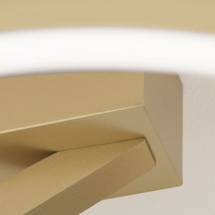 LED-kattovalaisin KOLK LED/40W/230V 2700/3000/4000K halkaisija 40 cm kultainen