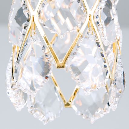 Riippuvalaisin vaijerilla RITA 1xG9/40W/230V kultainen