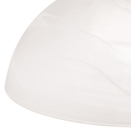 RULA-kattokruunu ketjulla 1xE27/40W/230V halkaisija 35 cm valkoinen/pronssi