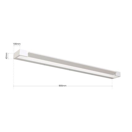 Kylpyhuoneen LED-peilivalo MARILYN LED/24W/230V 90 cm IP44 valkoinen