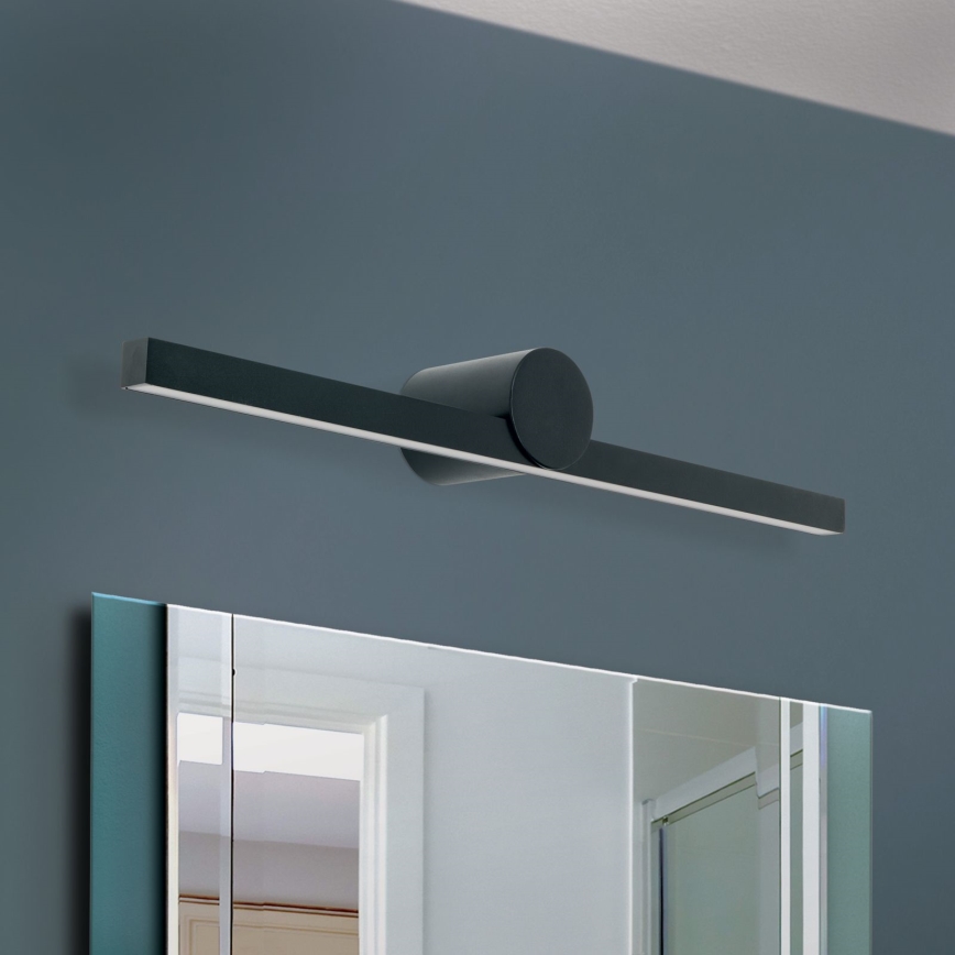 Kylpyhuoneen LED-peilivalo BEAUTY LED/12W/230V 61 cm IP54 musta