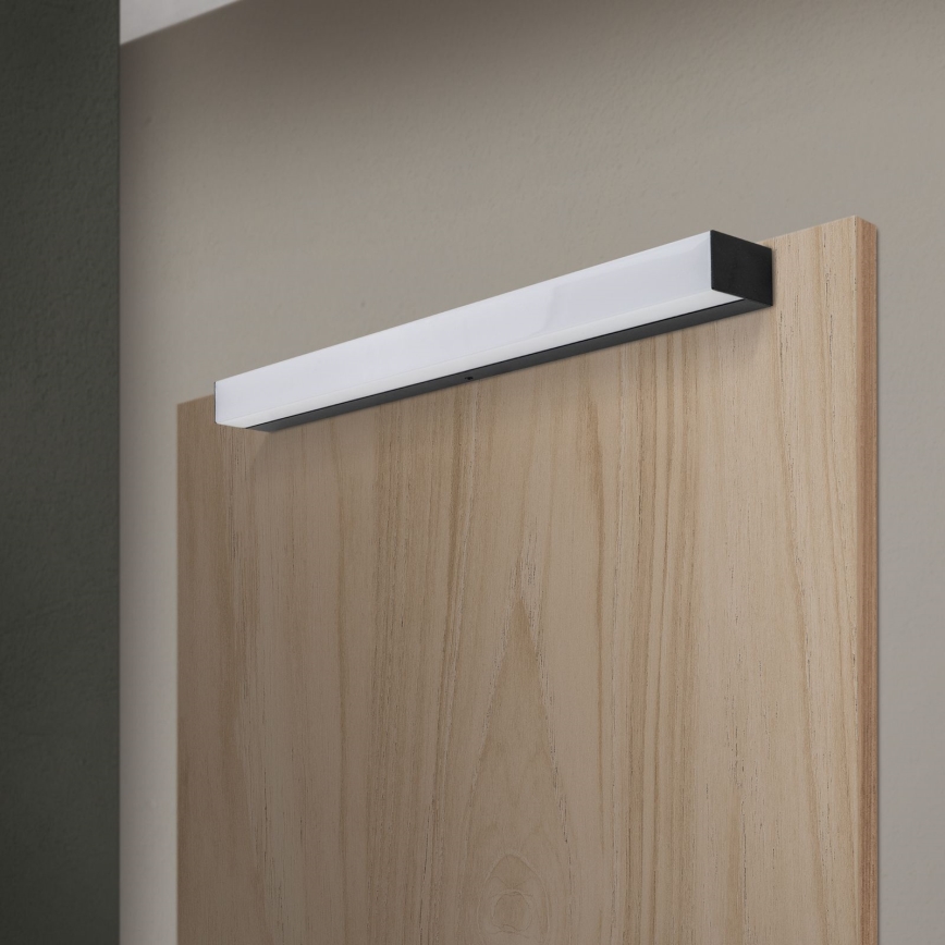 Kylpyhuoneen LED-peilivalo HORIZON LED/12W/230V 3000/4000K 60 cm IP44 musta