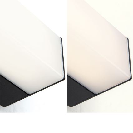 Kylpyhuoneen LED-peilivalo HORIZON LED/12W/230V 3000/4000K 60 cm IP44 musta