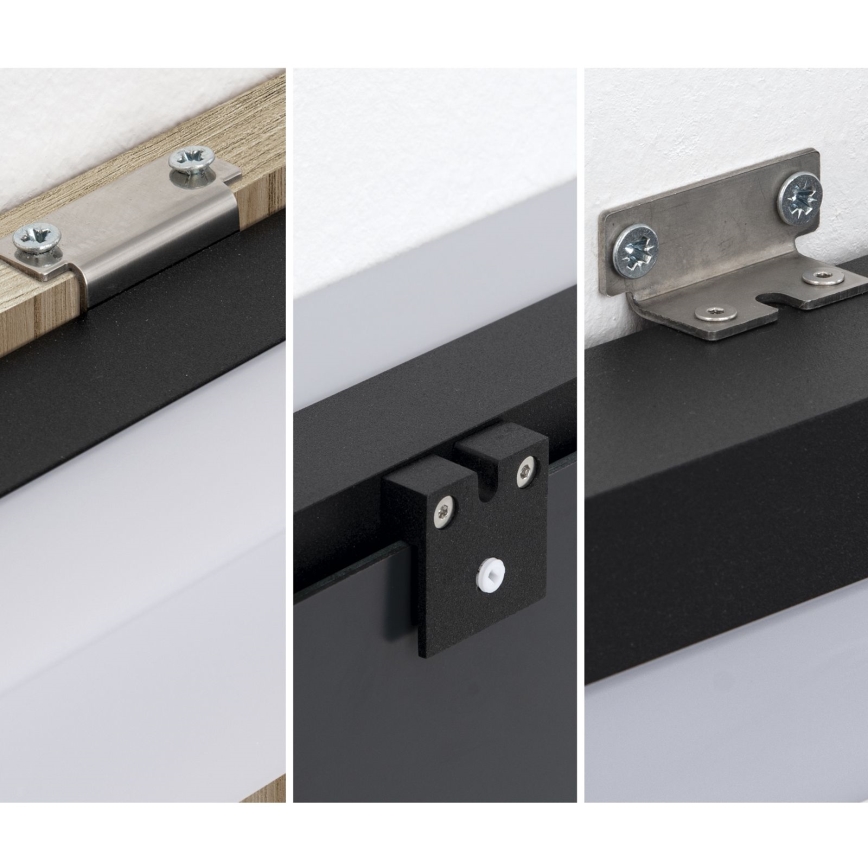 Kylpyhuoneen LED-peilivalo HORIZON LED/12W/230V 3000/4000K 60 cm IP44 musta