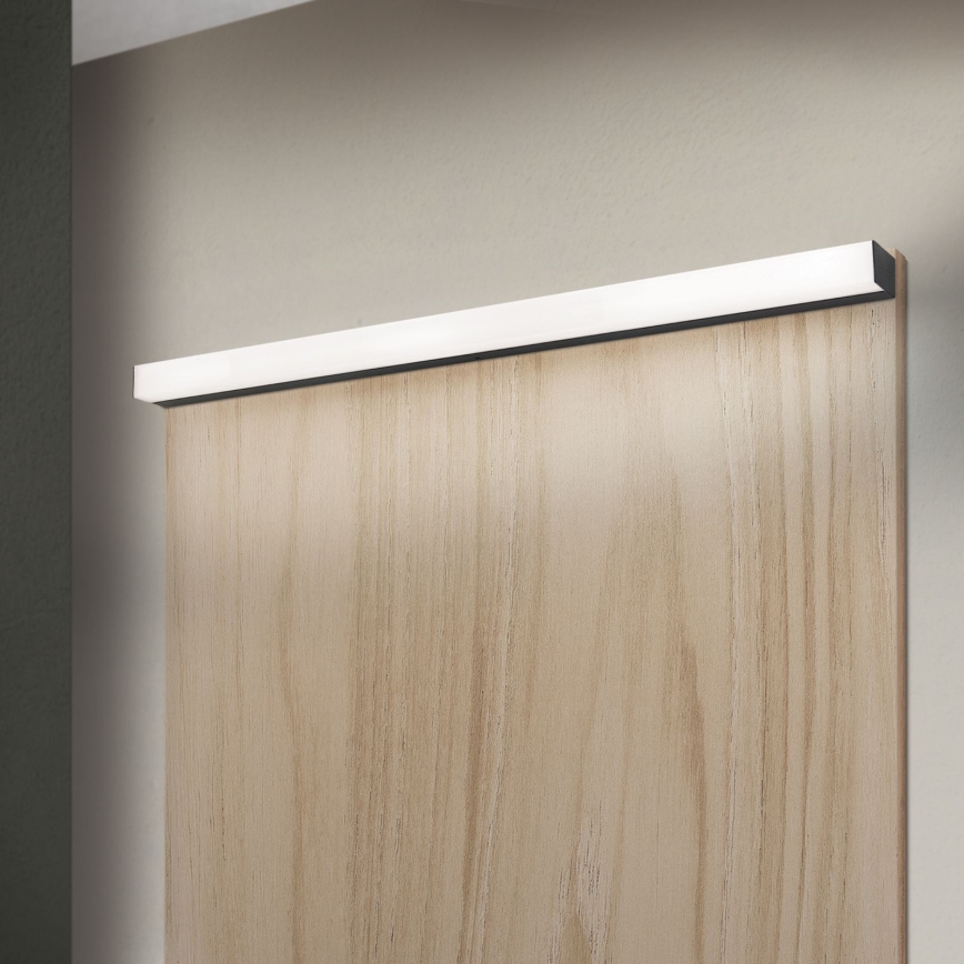 Kylpyhuoneen LED-peilivalo HORIZON LED/18W/230V 3000/4000K 90 cm IP44 musta