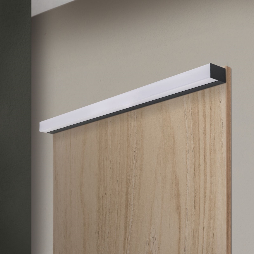 Kylpyhuoneen LED-peilivalo HORIZON LED/18W/230V 3000/4000K 90 cm IP44 musta