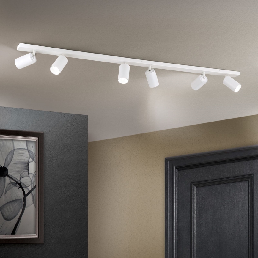 Kohdevalaisin SEAN 6x GU10/13W/230V, valkoinen